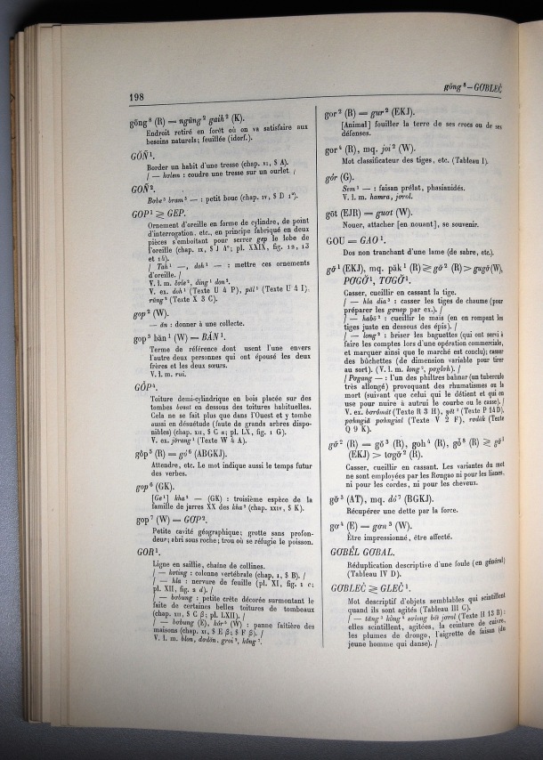 Dictionnaire Bahnar-Français, Guilleminet (tome 1, A-K) / Dictionnaire Bahnar-Français, Guilleminet (tome 1, A-K) / Guilleminet, Paul /  Viet Nam/ Viet Nam
