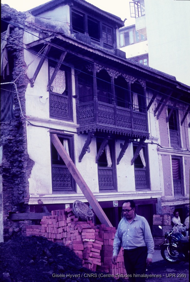 Vallée de Kathmandu c.1970 / Maison newar.  / Hyvert, Gisèle  / Kathmandu (Kathmandu district), Népal 