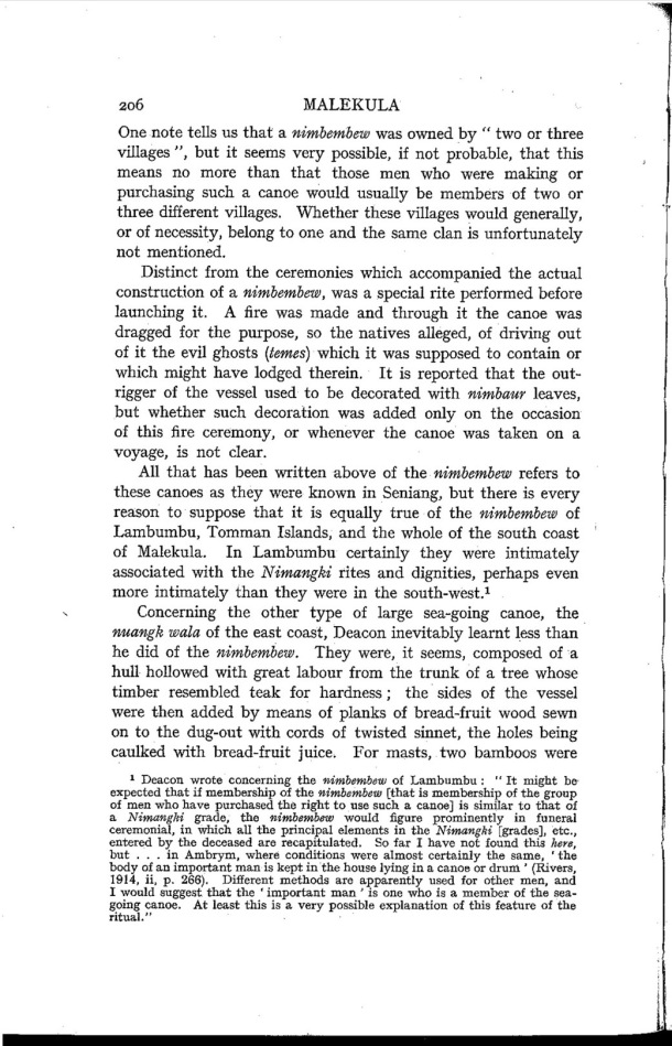 Deacon A.B., 1934. Malekula: A Vanishing People in the New Hebrides / Deacon A.B., 1934. Malekula: A Vanishing People in the New Hebrides / Bernard A. Deacon / Vanuatu, Nouvelles-Hébrides, Malekula, South-West Bay