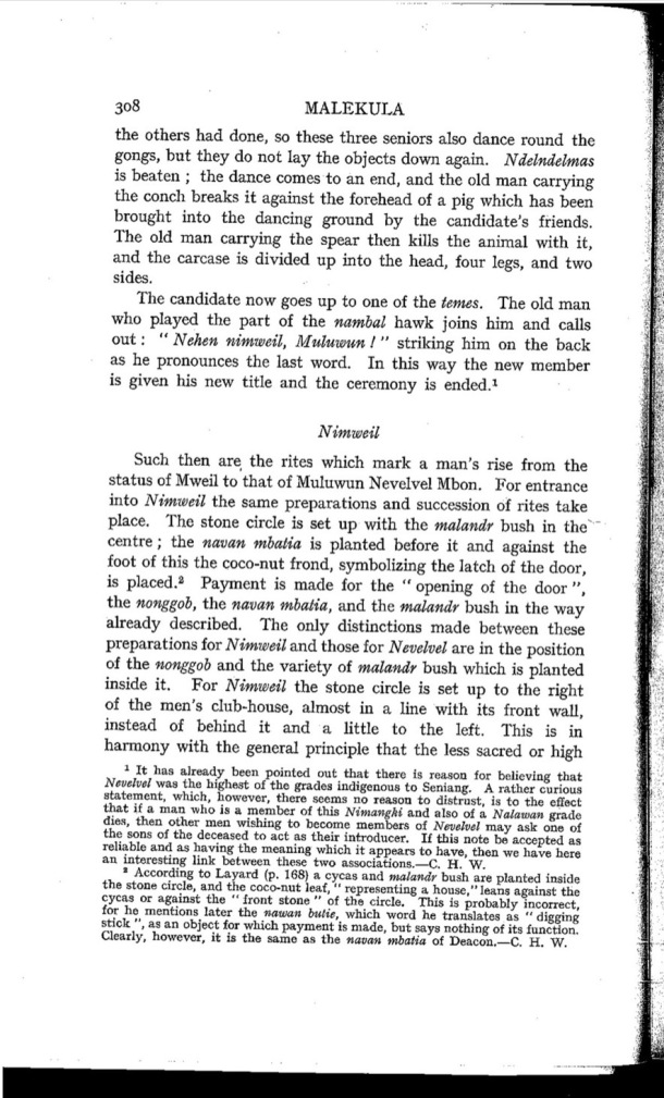 Deacon A.B., 1934. Malekula: A Vanishing People in the New Hebrides / Nimweil / Bernard A. Deacon / Vanuatu, Nouvelles-Hébrides, Malekula, South-West Bay
