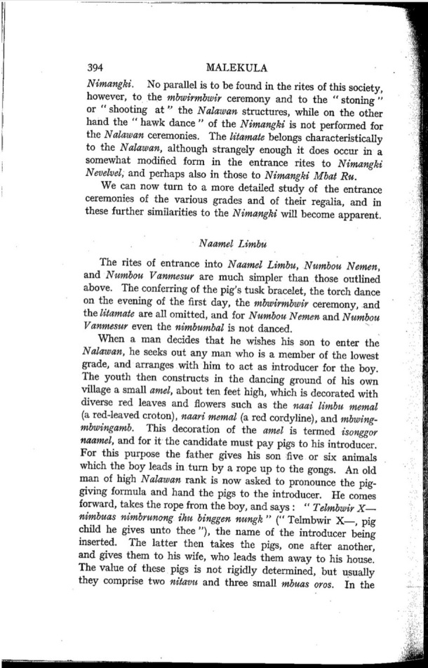 Deacon A.B., 1934. Malekula: A Vanishing People in the New Hebrides / Naamel Limbu / Bernard A. Deacon / Vanuatu, Nouvelles-Hébrides, Malekula, South-West Bay