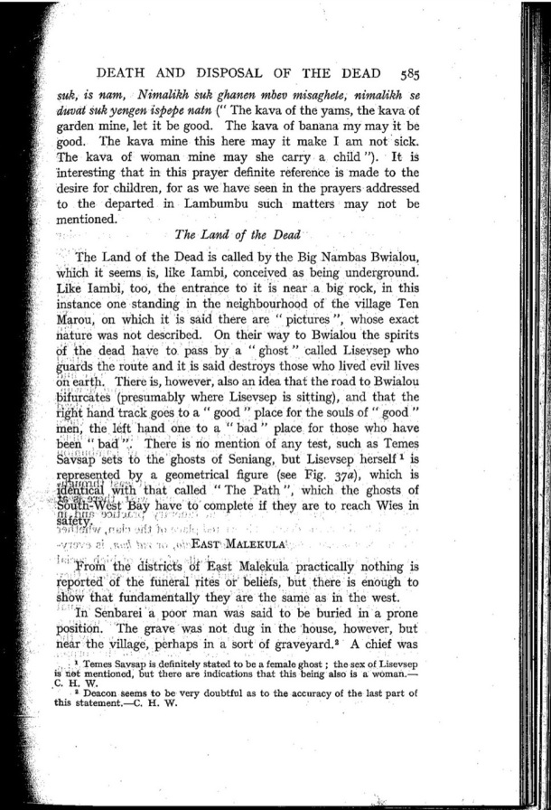 Deacon A.B., 1934. Malekula: A Vanishing People in the New Hebrides / The Land of the Dead. East Malekula / Bernard A. Deacon / Vanuatu, Nouvelles-Hébrides, Malekula, South-West Bay