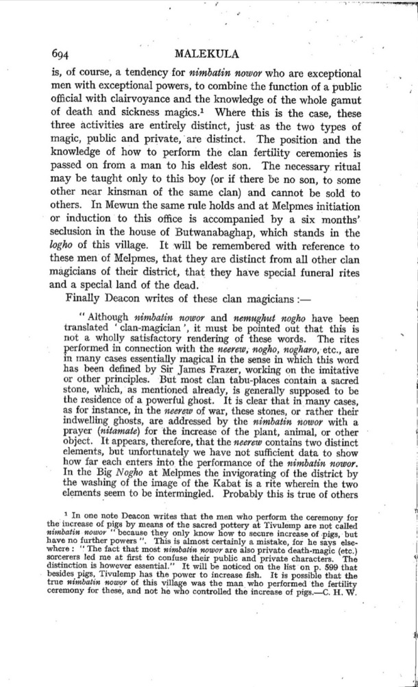 Deacon A.B., 1934. Malekula: A Vanishing People in the New Hebrides / Deacon A.B., 1934. Malekula: A Vanishing People in the New Hebrides / Bernard A. Deacon / Vanuatu, Nouvelles-Hébrides, Malekula, South-West Bay