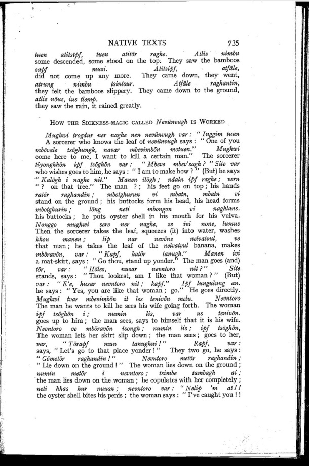 Deacon A.B., 1934. Malekula: A Vanishing People in the New Hebrides / How the sickness-magic called Nevünvugh is worked / Bernard A. Deacon / Vanuatu, Nouvelles-Hébrides, Malekula, South-West Bay