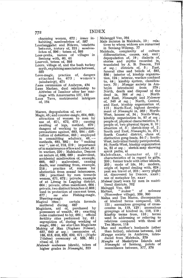 Deacon A.B., 1934. Malekula: A Vanishing People in the New Hebrides / Deacon A.B., 1934. Malekula: A Vanishing People in the New Hebrides / Bernard A. Deacon / Vanuatu, Nouvelles-Hébrides, Malekula, South-West Bay