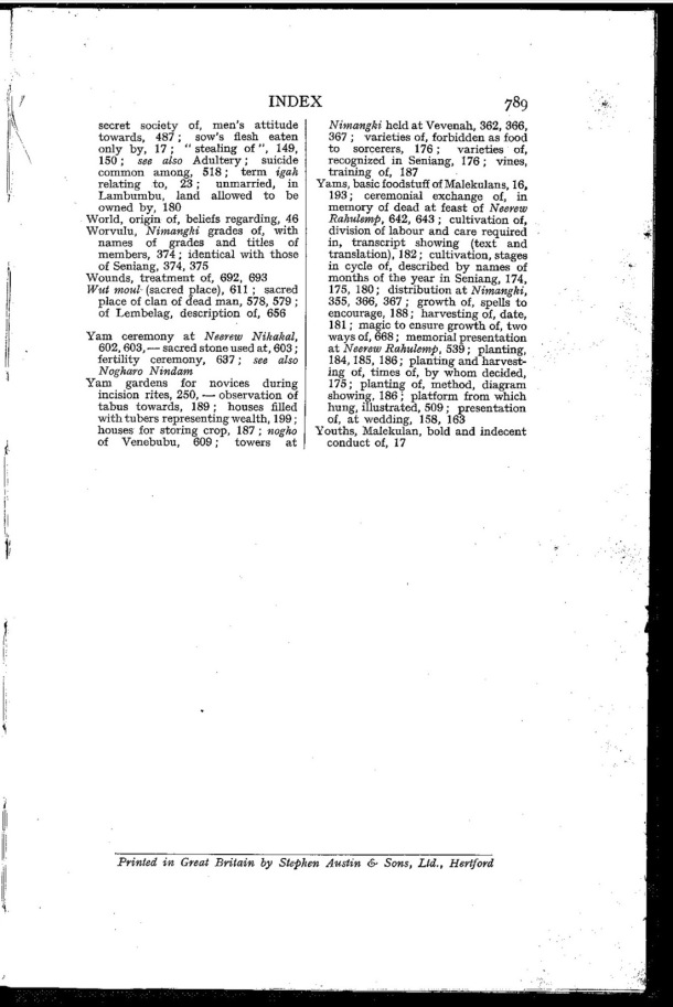 Deacon A.B., 1934. Malekula: A Vanishing People in the New Hebrides / Deacon A.B., 1934. Malekula: A Vanishing People in the New Hebrides / Bernard A. Deacon / Vanuatu, Nouvelles-Hébrides, Malekula, South-West Bay