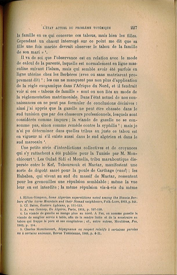 Arnold Van Gennep, l'État Actuel du Problème Totémique, 1920 / Arnold Van Gennep, l'État Actuel du Problème Totémique, 1920 / Van Gennep, Arnold /
