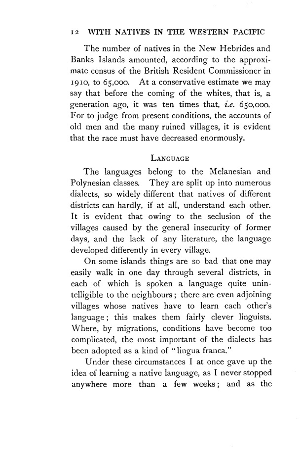 Speiser, Felix. 1913. Two years with the natives in the Western Pacific / Speiser, Felix. 1913. Two years with the natives in the Western Pacific / Felix Speiser / Vanuatu/ Vanuatu