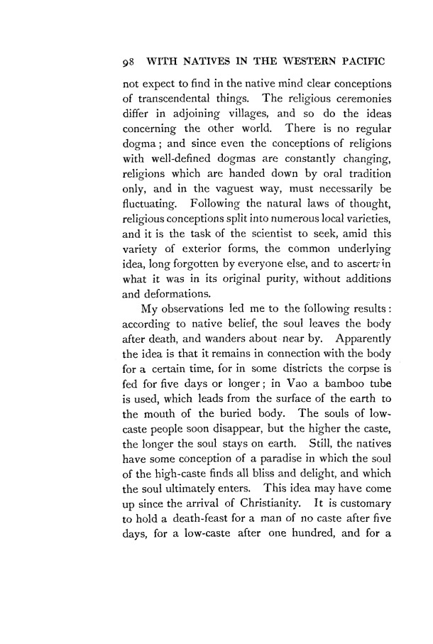 Speiser, Felix. 1913. Two years with the natives in the Western Pacific / Speiser, Felix. 1913. Two years with the natives in the Western Pacific / Felix Speiser / Vanuatu/ Vanuatu
