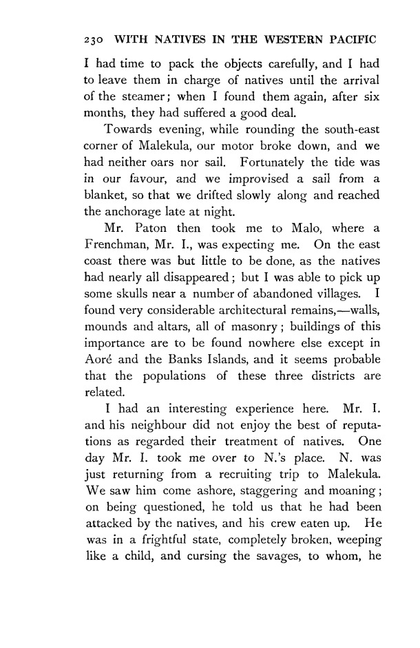 Speiser, Felix. 1913. Two years with the natives in the Western Pacific / Speiser, Felix. 1913. Two years with the natives in the Western Pacific / Felix Speiser / Vanuatu/ Vanuatu