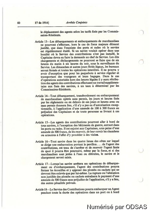 Règlementation Conjointe des Nouvelles-Hébrides, Tome 1 / Règlementation Conjointe des Nouvelles-Hébrides, Tome 1 / Commissaires, Résidents / Vanuatu/ Vanuatu