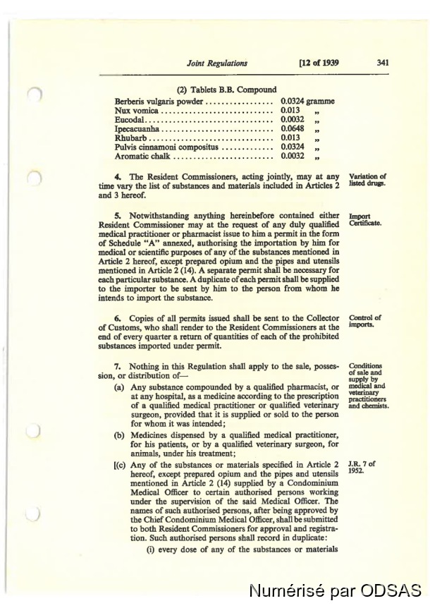Règlementation Conjointe des Nouvelles-Hébrides, Tome 1 / Règlementation Conjointe des Nouvelles-Hébrides, Tome 1 / Commissaires, Résidents / Vanuatu/ Vanuatu