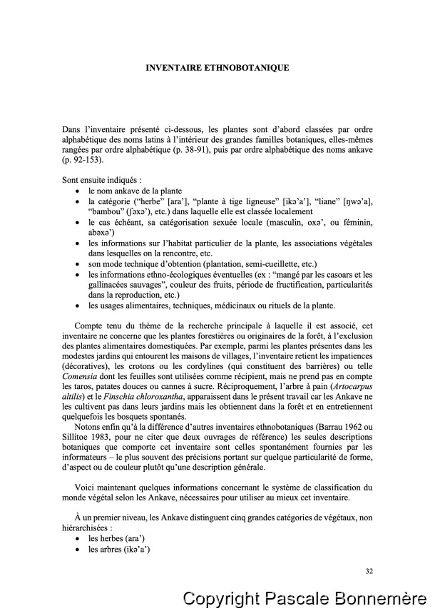 Inventaire ethnobotanique ankave / Ankave Ethnobotany / Inventaire ethnobotanique ankave / Ankave Ethnobotany / Bonnemère, Pascale / Papua New Guinea/ Papouasie-Nouvelle-Guinée