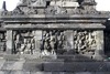 Borobudur > Galerie I > Balustrade supérieure : Histoire du trésorier
